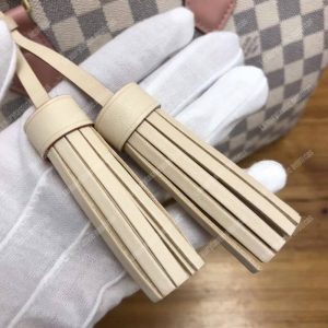 LV Speedy Bandouliere 30 Damier Azur Canvas Rose Ballerine Pink - Image 7