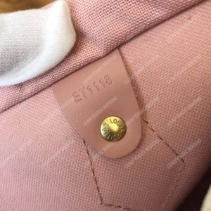 LV Speedy Bandouliere 30 Damier Azur Canvas Rose Ballerine Pink - Image 8