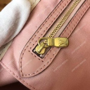 LV Speedy Bandouliere 30 Damier Azur Canvas Rose Ballerine Pink - Image 9