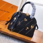 LV Alma BB Epi Leather Love Lock Edition Black