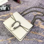 Gucci Dionysus Leather Mini Bag White