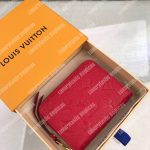 LV Zippy Coin Purse Monogram Empreinte Leather Scarlet