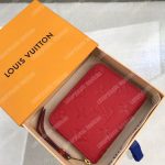 LV Zippy Coin Purse Monogram Empreinte Leather Cherry