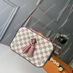 LV Saintonge Handbag Damier Azur Eau de Rose Pink