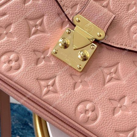 LV Pochette Metis Monogram Empreinte Leather Rose Poudre - Image 6