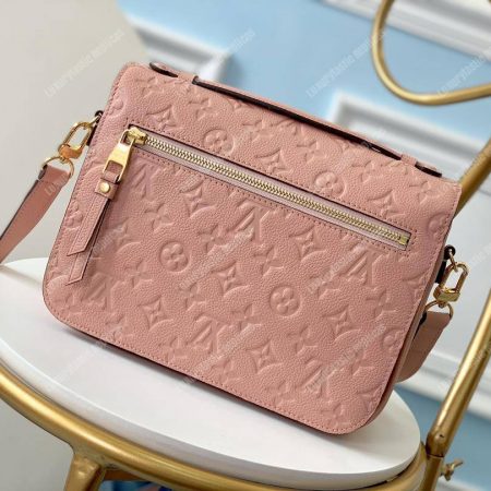 LV Pochette Metis Monogram Empreinte Leather Rose Poudre - Image 3