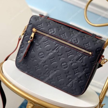 LV Pochette Metis Monogram Empreinte Leather Marine Rouge - Image 3