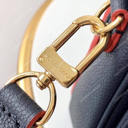 LV Pochette Metis Monogram Empreinte Leather Marine Rouge - Image 6