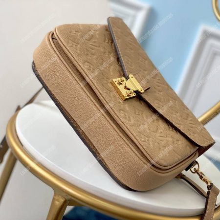 LV Pochette Metis Monogram Empreinte Leather Papyrus - Image 5