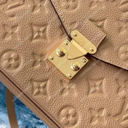 LV Pochette Metis Monogram Empreinte Leather Papyrus - Image 6