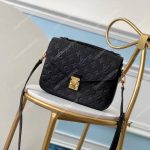 LV Pochette Metis Monogram Empreinte Leather Noir