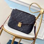 LV Pochette Metis Monogram Empreinte Leather Marine Rouge