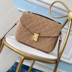 LV Pochette Metis Monogram Empreinte Leather Papyrus