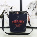 Hermes Grooming Bag Black Palladium-Plated Hardware