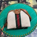 Gucci Ophidia Vintage Canvas Small Shoulder Bag