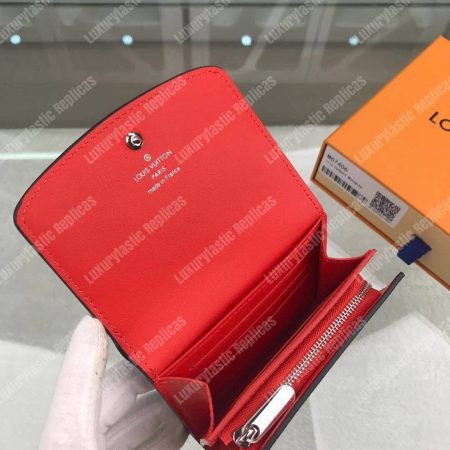 LV Iris Compact Wallet Mahina Bleu Horizon Pumpkin - Image 6