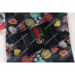 Gucci Ophidia Leather Card Case Wallet Black
