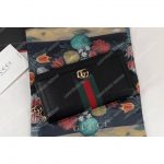 Gucci Ophidia Zip Around Wallet Black Leather