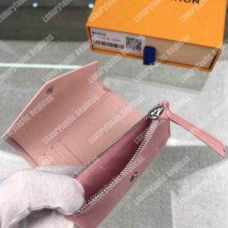 LV Victorine Wallet Epi Leather Rose Ballerine Pink - Image 6