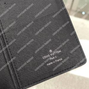 LV Brazza Wallet Damier Graphite Pixel Blue - Image 7