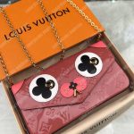 LV Pochette Felicie Monogram Puppy Face