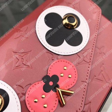 LV Pochette Felicie Monogram Puppy Face - Image 3