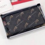 Gucci GG Zipped Wallet with Tiger Print