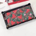 Gucci GG Wallet with Gucci Strawberry Print