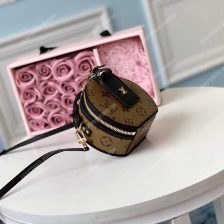 LV Mini Boîte Chapeau Monogram Reverse Canvas - Image 3