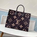 LV Onthego Monogram Black/White GM