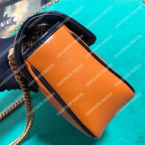 Gucci GG Marmont Matelassé Mini Bag Cognac - Image 6