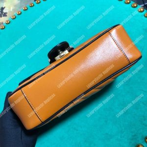 Gucci GG Marmont Matelassé Mini Bag Cognac - Image 5