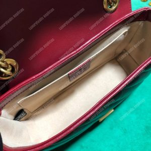 Gucci GG Marmont Matelassé Mini Bag Black Cerise - Image 9