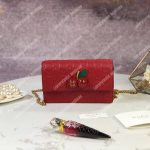 Gucci Signature Mini Bag With Cherries Red