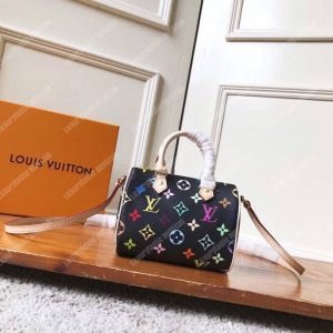 LV Nano Speedy Multicolor Black - Image 3