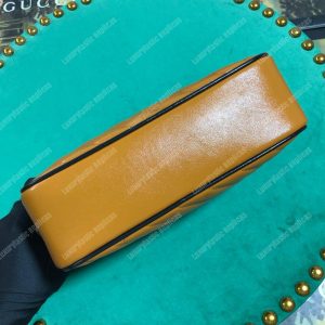 Gucci GG Marmont Matelassé Small Shoulder Bag Cognac - Image 4