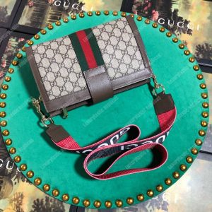 Gucci Ophidia GG Small Shoulder Bag With Gucci Strap - Image 7