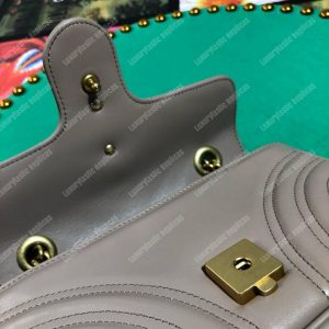 Gucci GG Marmont Matelassé Mini Bag Dusty Pink - Image 7