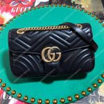Gucci GG Marmont Small Shoulder Bag Black