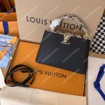 LV Capucines BB Taurillon Python Black