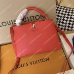 LV Capucines BB Taurillon Leather Bag Rubis