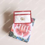Gucci GG Marmont Card Case Twisted White