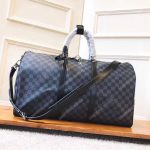 LV Keepall Bandouliere 50 Damier Graphite Canvas
