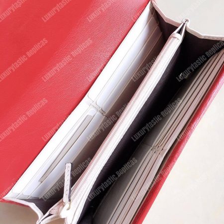 Gucci GG Marmont Zip Around Wallet White Matelassé - Image 6