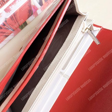 Gucci GG Marmont Zip Around Wallet White Matelassé - Image 7