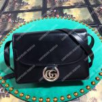 Gucci Small Leather Shoulder Bag Black