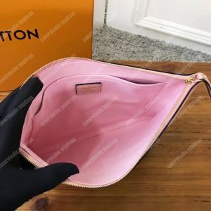 LV Daily Pouch Damier Ebene Magnolia - Image 7