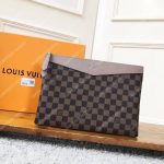 LV Daily Pouch Damier Ebene Khaki