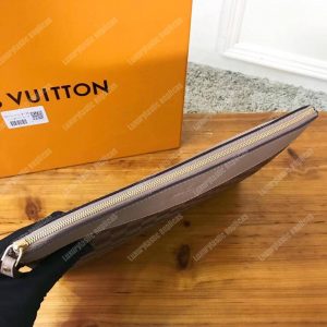 LV Daily Pouch Damier Ebene Khaki - Image 3