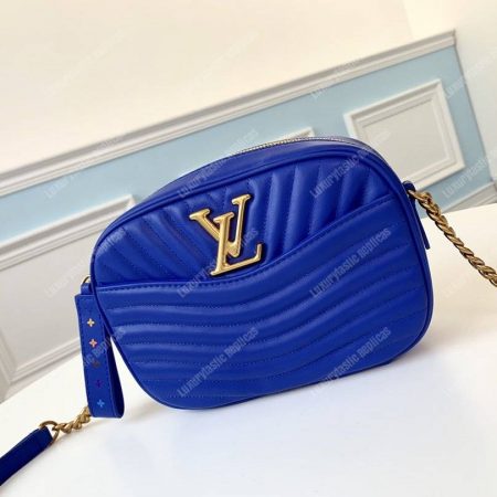 LV New Wave Camera Bag Bleu Neon - Image 3